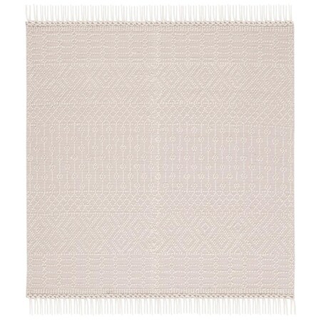 Safavieh 6 x 6 ft. Natural Bohemian Hand Loomed Square Area Rug, Ivory NAT852B-6SQ